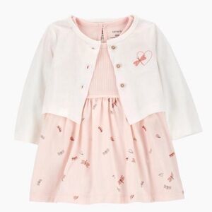 3M -Carter's Light Pink Baby Dress (Never Worn)